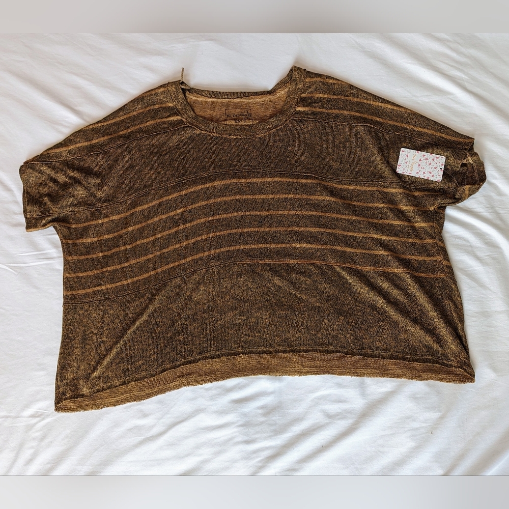 NWT Free People slouchy oversized shirt size xs
